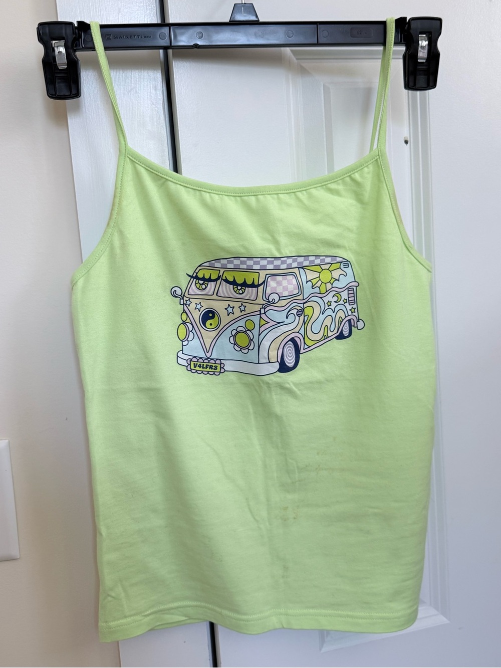 Valfré Lime Green Graphic Camper Tank Top